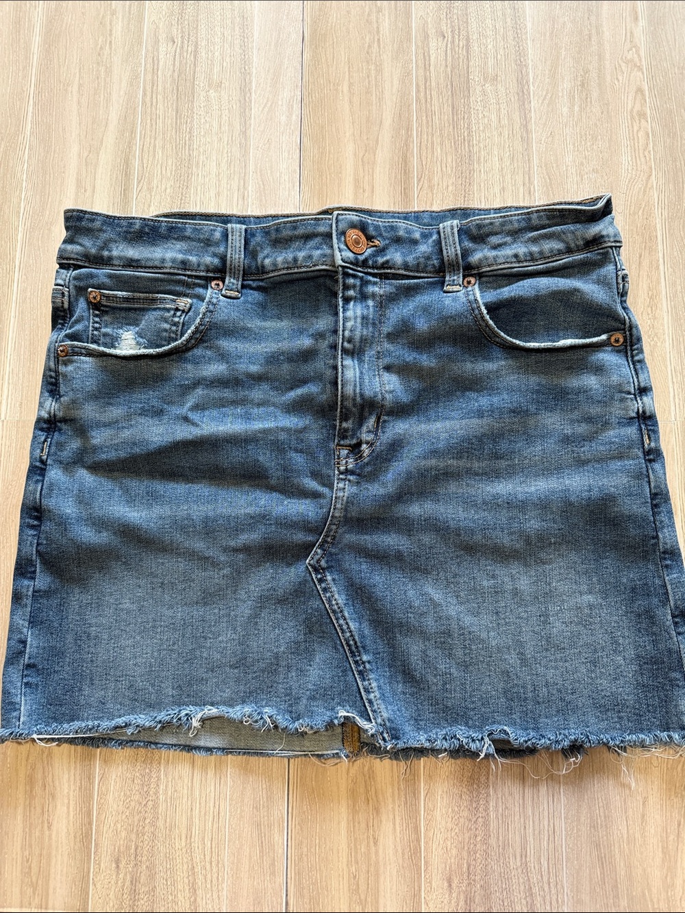 AE Ne(x)t Level Stretch Denim Mini Skirt